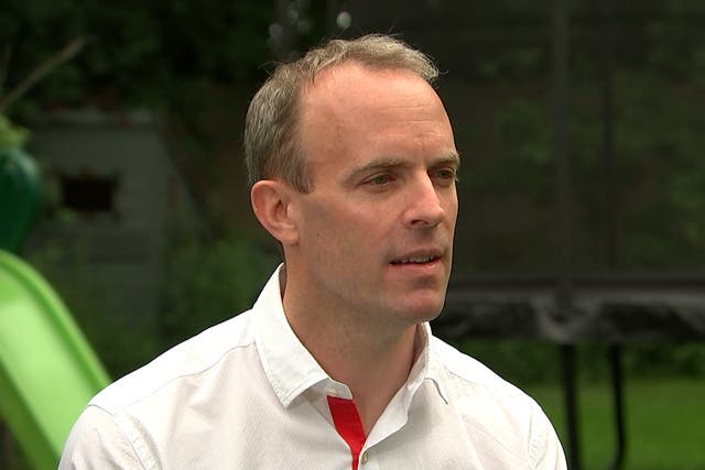 Dominic Raab said he would be ready to walk away without a deal