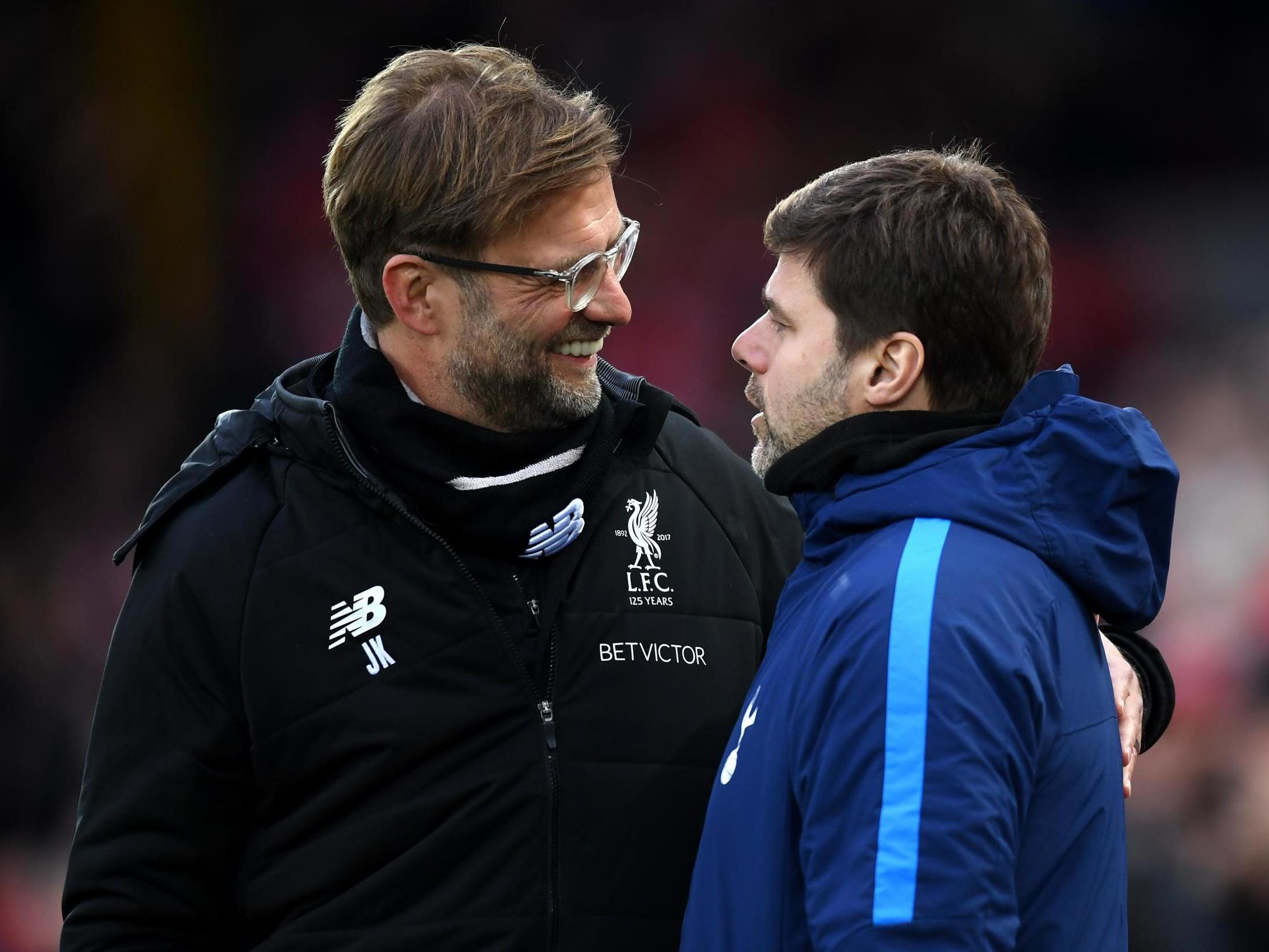 Both Klopp and Pochettino are looking to win their first trophies with their clubs