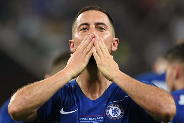 Eden Hazard will leave Chelsea after helping the Blues to the Europa League