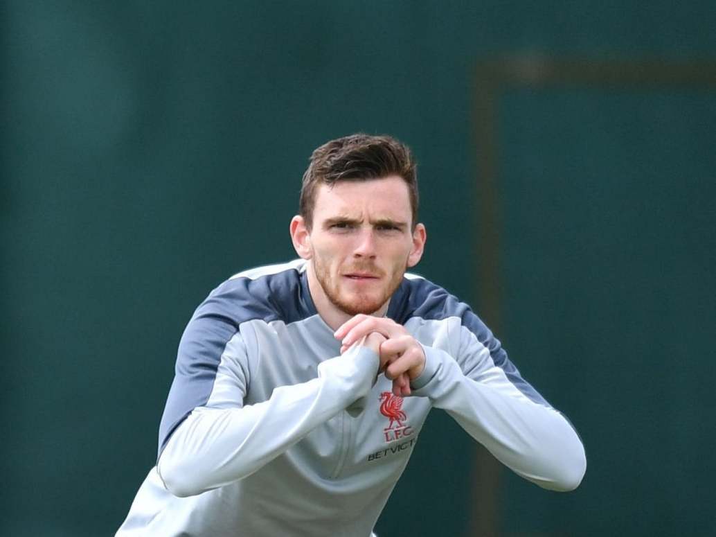 Robertson prepares for the Champions League final