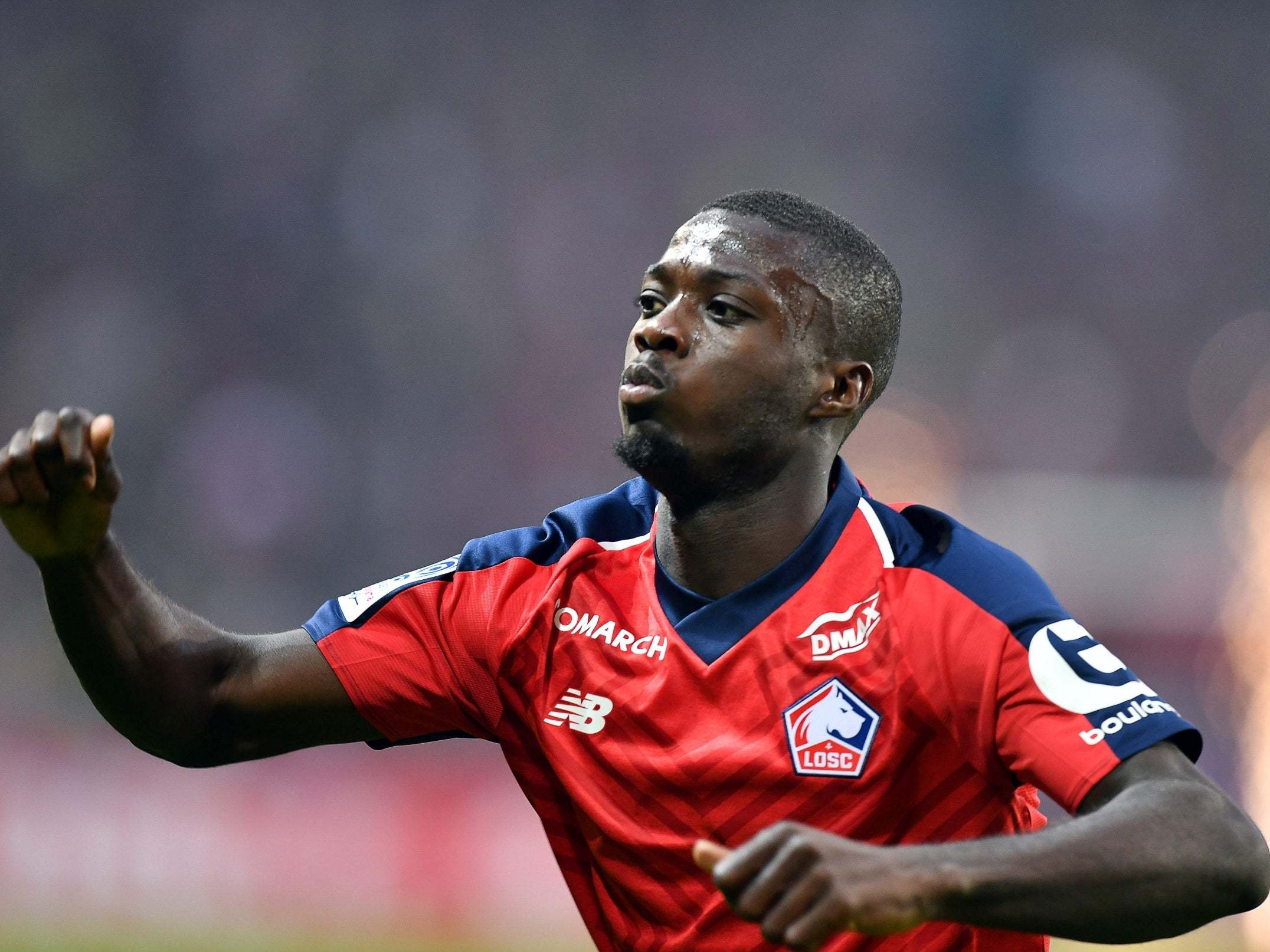 Lille's Nicolas Pepe is wanted by Manchester United and Liverpool this summer