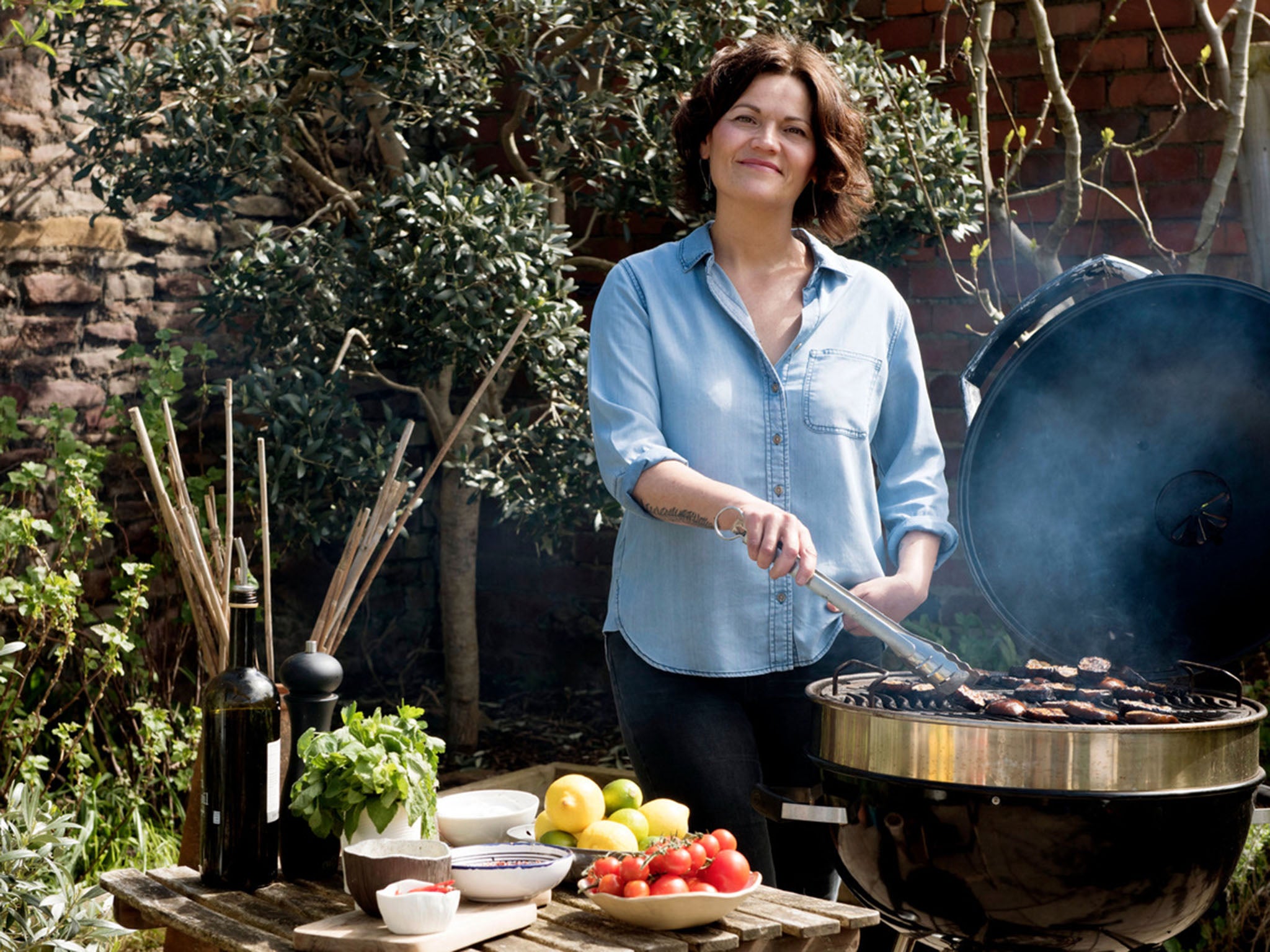 Genevieve Taylor’s third book, ‘Charred’, is all about vegetable grilling (Jeni