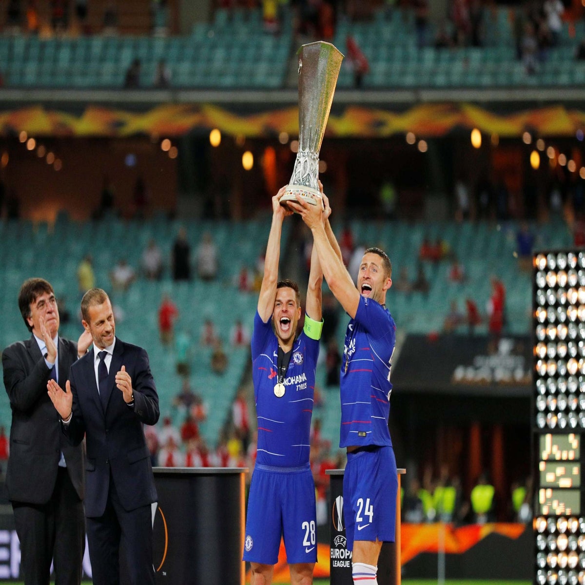 Chelsea vs Arsenal: Gary Cahill opens up on his feelings after ending Blues  career with Europa League final win | The Independent | The Independent