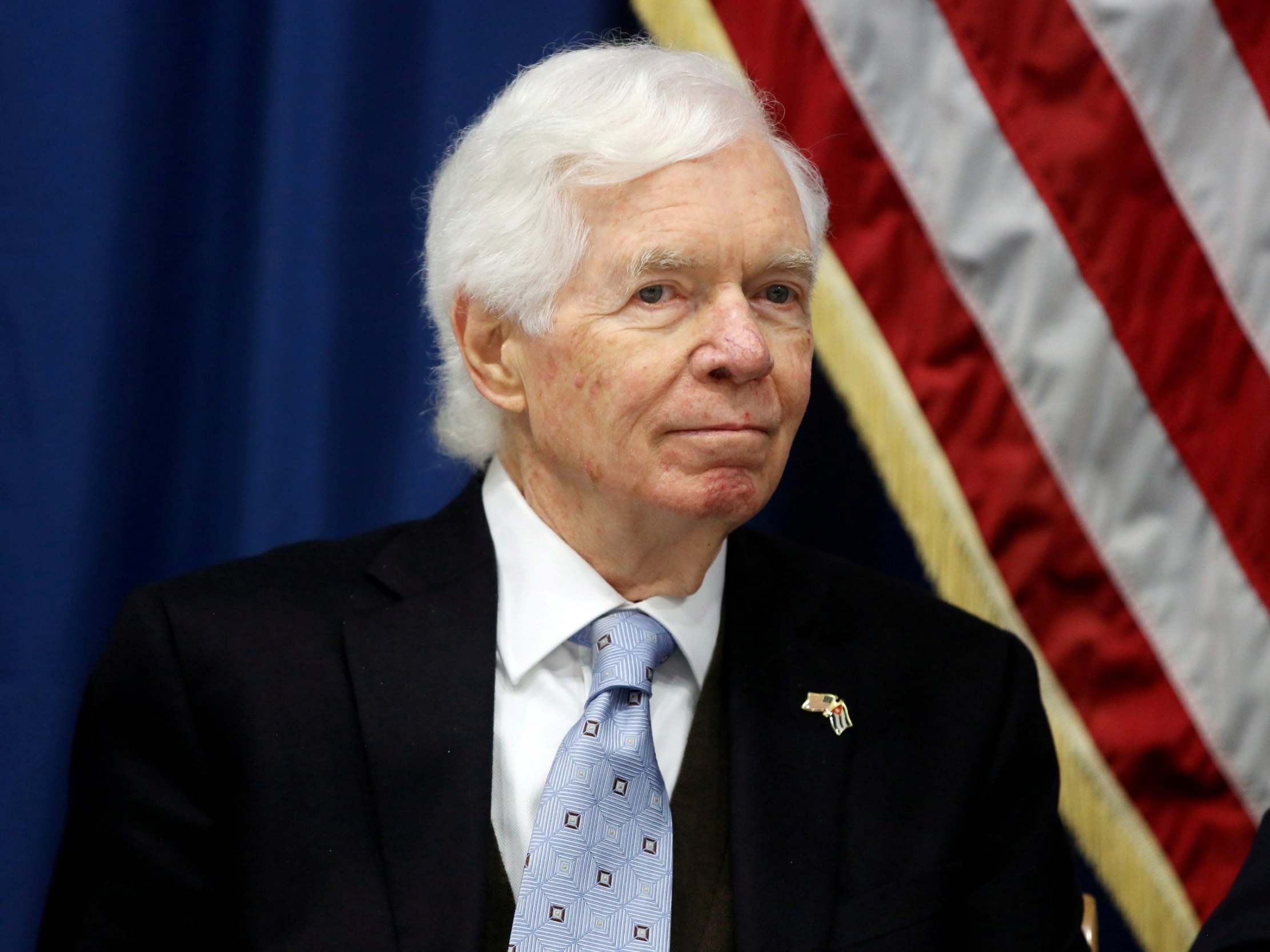 Senator Thad Cochran delivers his farewell address in 2018