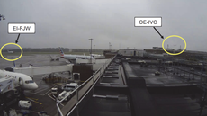 Plane lands just two seconds after another flight takes off