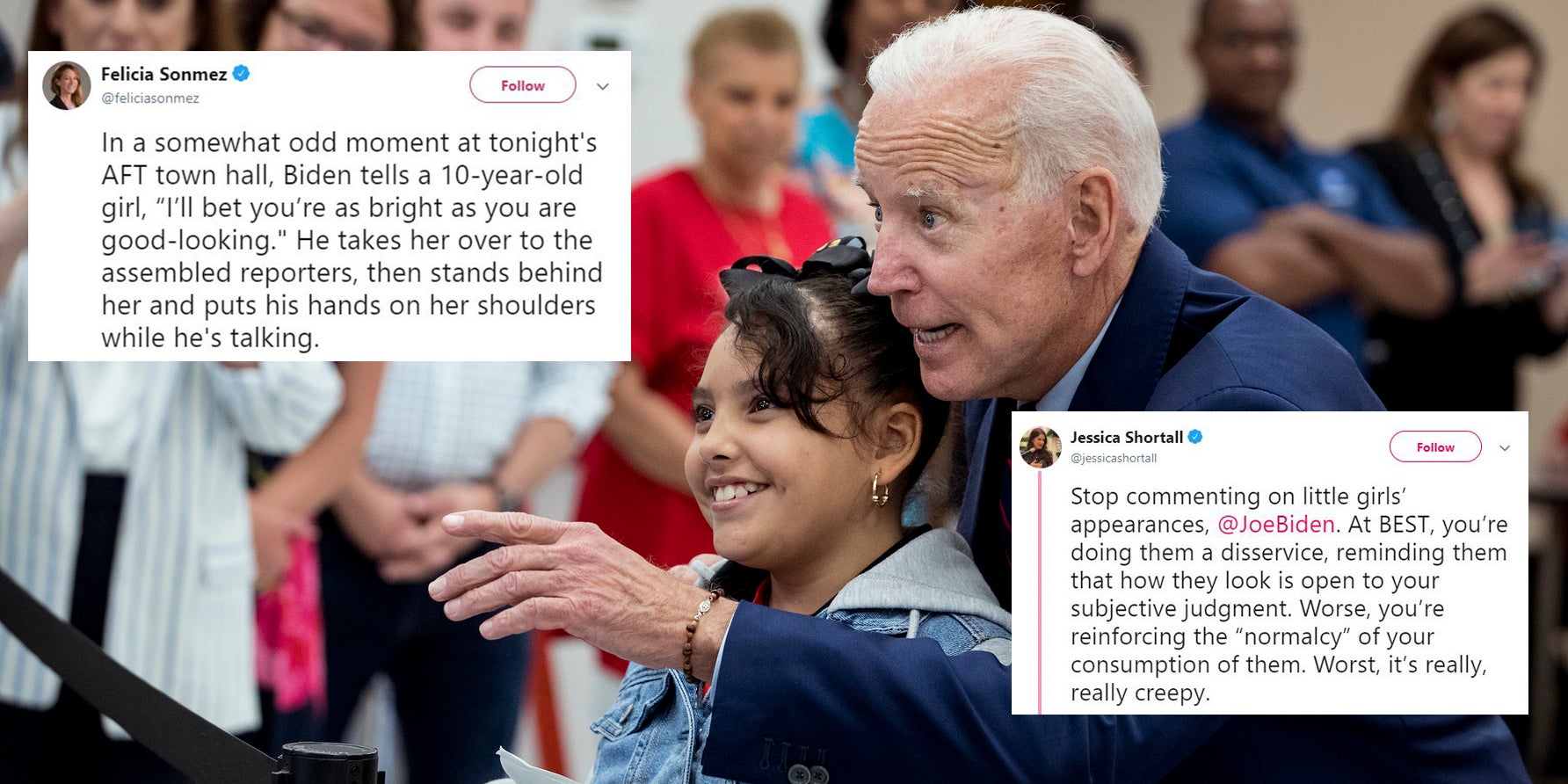 US election 2020 Joe Biden tells 10yearold girl that