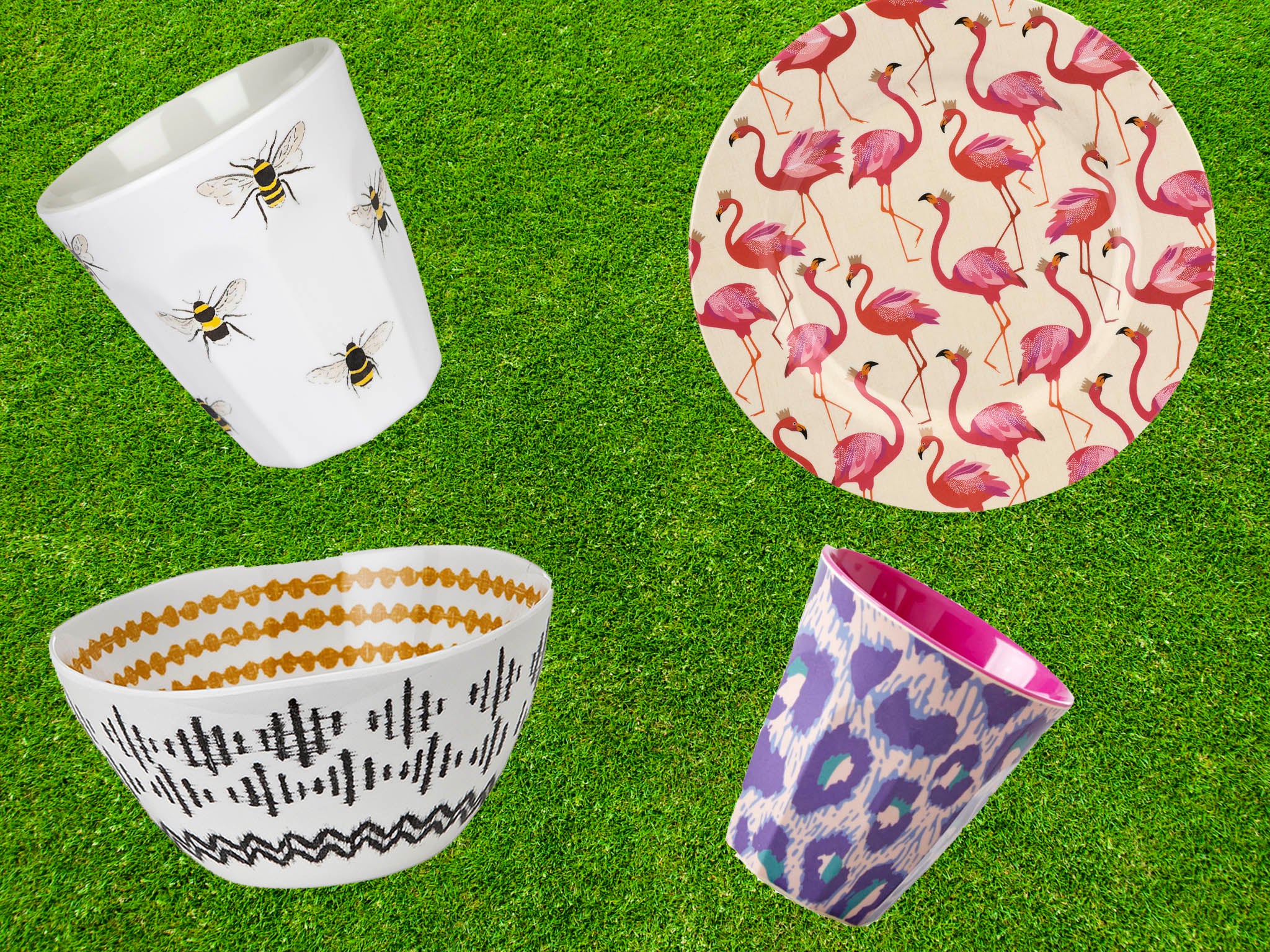 Best melamine picnicware From plates, bowls, cups and trays
