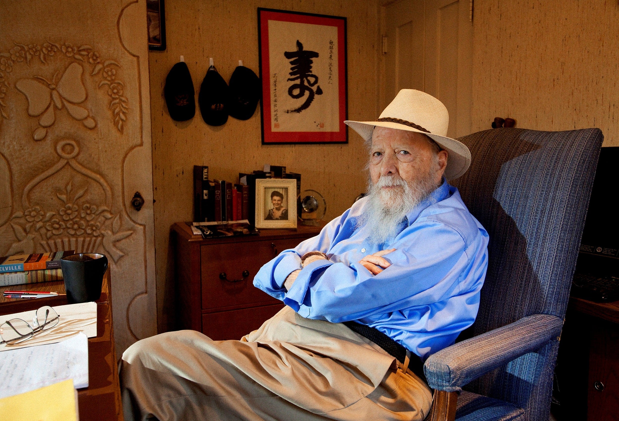 Wouk in 2012, the year of his final novel ‘The Lawgiver’