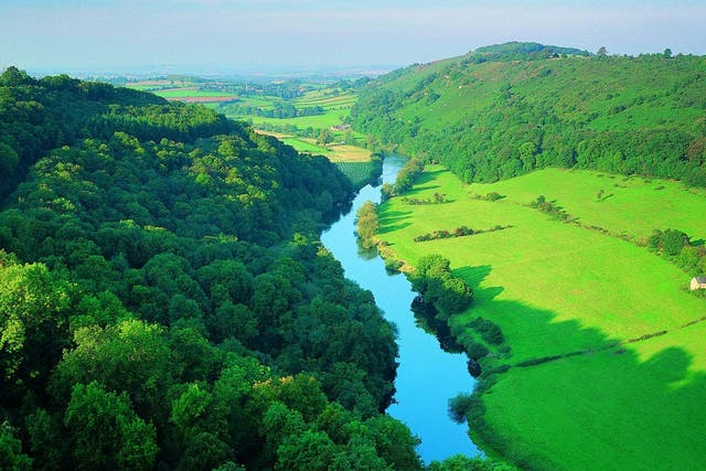 The River Wye flows through Herefordshire, which is more ‘feudal’ than neighbouring counties. Many big landowners ‘are the same as a hundred years ago’