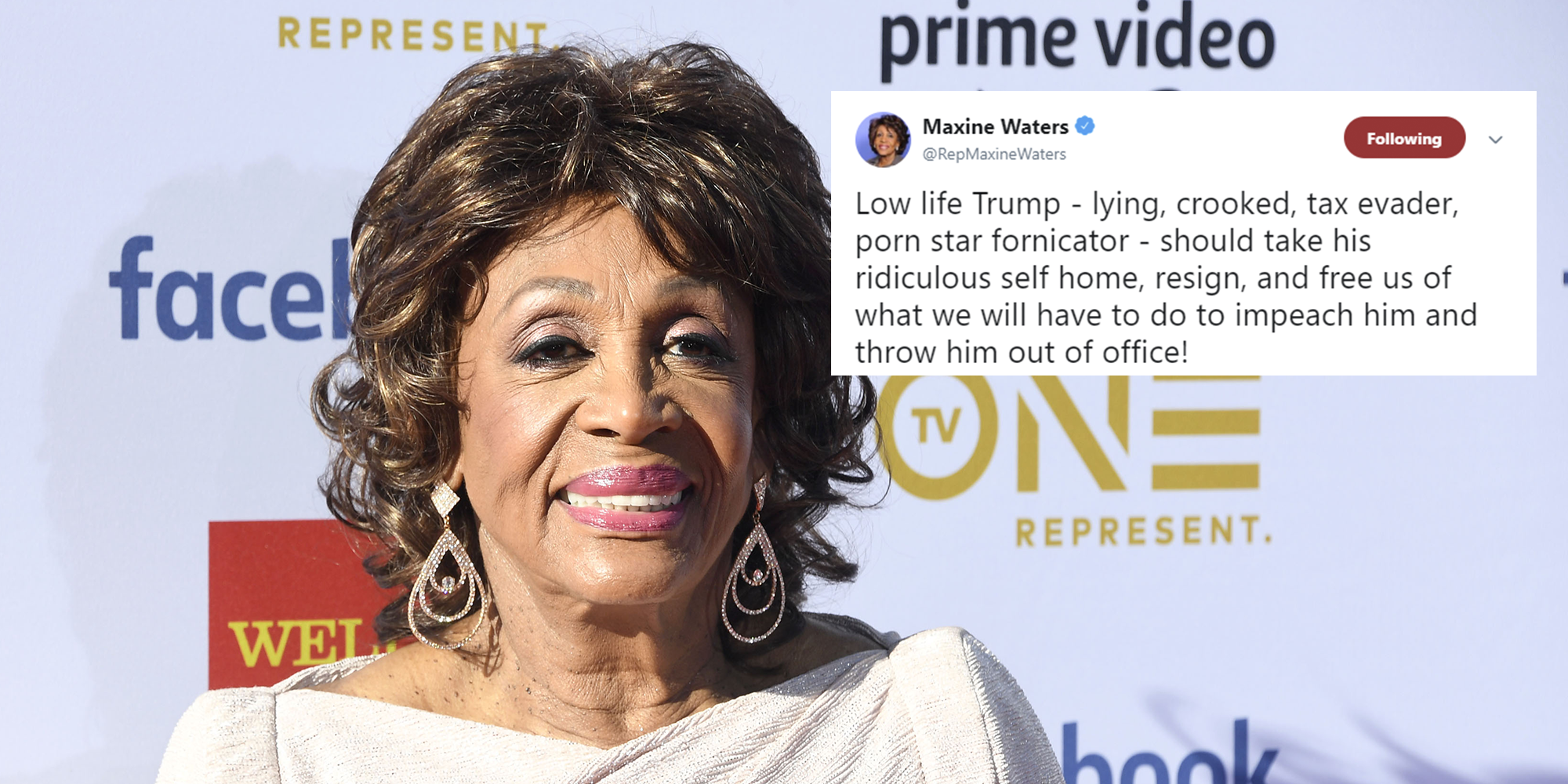 British Former Porn Star - Maxine Waters brands Trump 'porn star fornicator' and calls ...