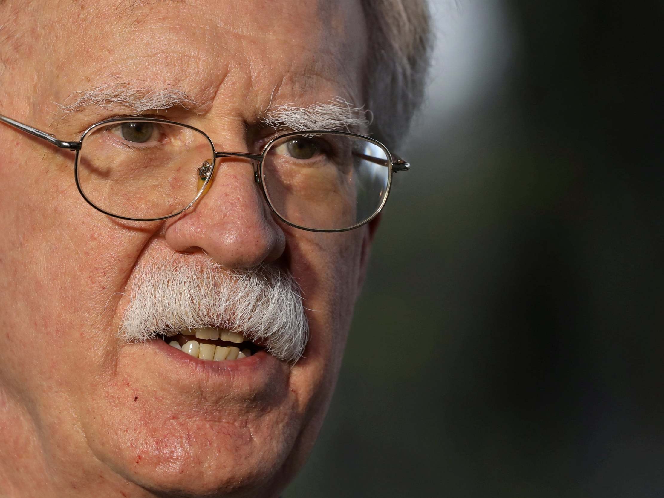 Mr Bolton claimed in Abu Dhabi, on his way to London, that it was ‘clear that Iran is behind’ the attacks on the tankers