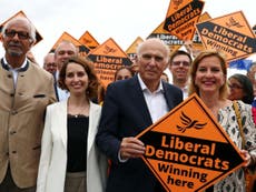 Liberal Democrats become most popular party, poll suggests