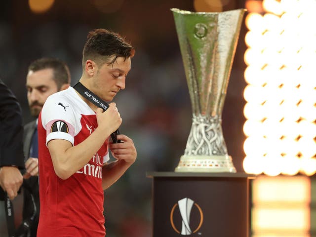 Mesut Ozil’s performance in the Europa League final summed up where this Arsenal side currently finds itself