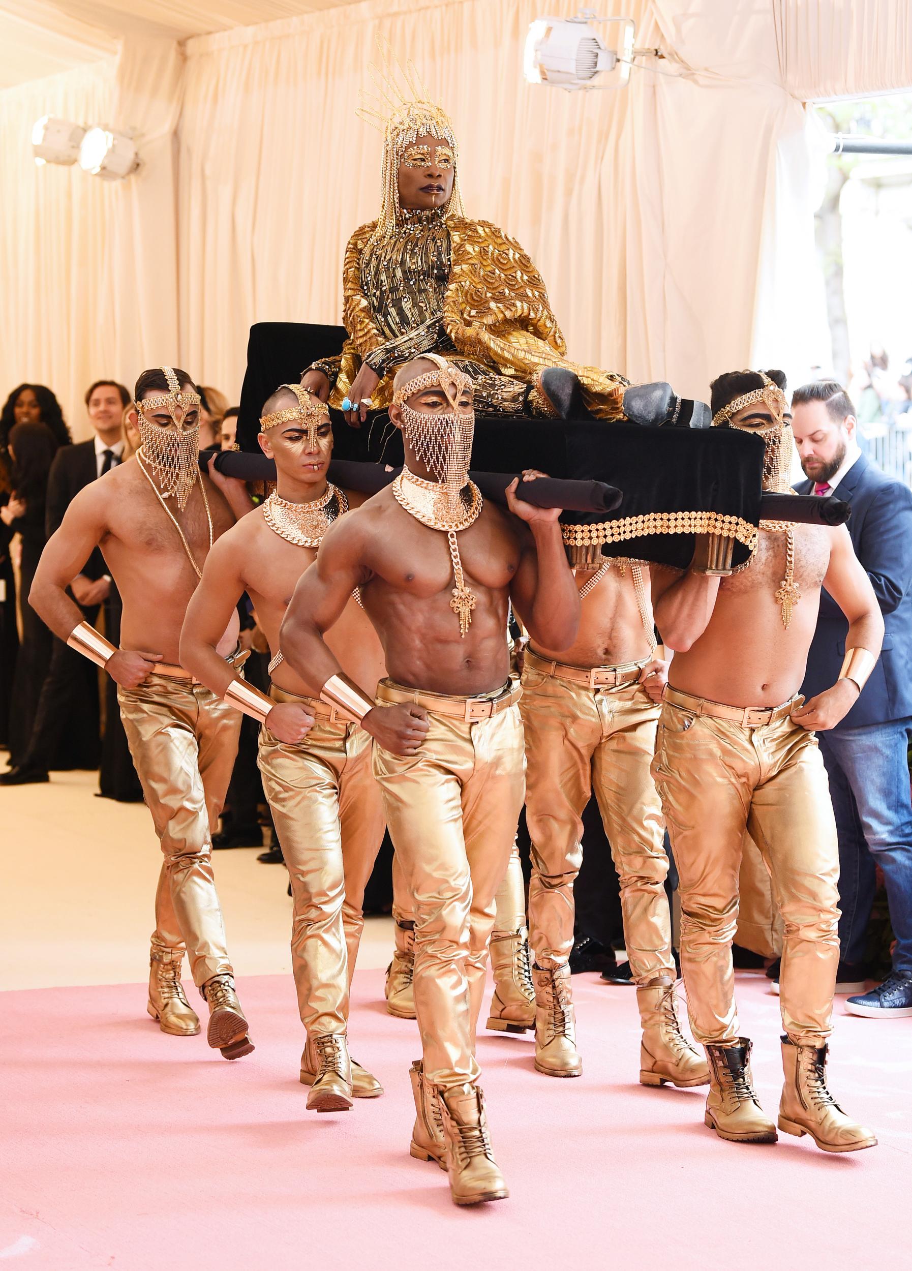 Billy Porter attends The 2019 Met Gala Celebrating Camp: Notes on Fashion at Metropolitan Museum of Art on May 06, 2019 in New York City
