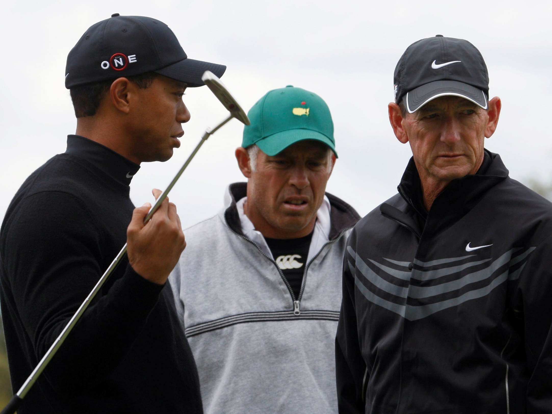 Hank Haney (right) has been suspended from the PGA Tour's radio station for making offensive comments