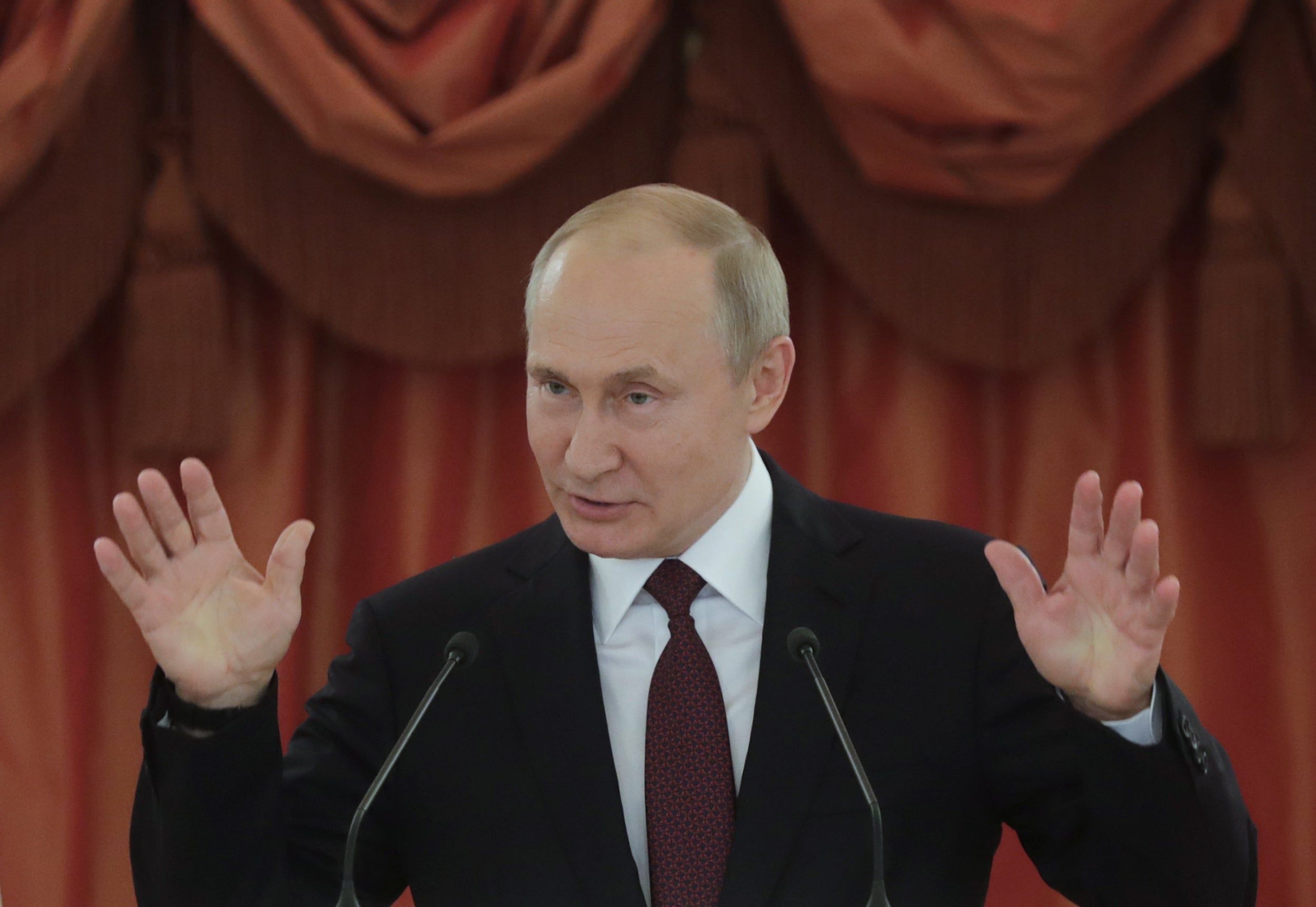 Vladimir Putin remains Russia’s most popular politician, but the margins are falling