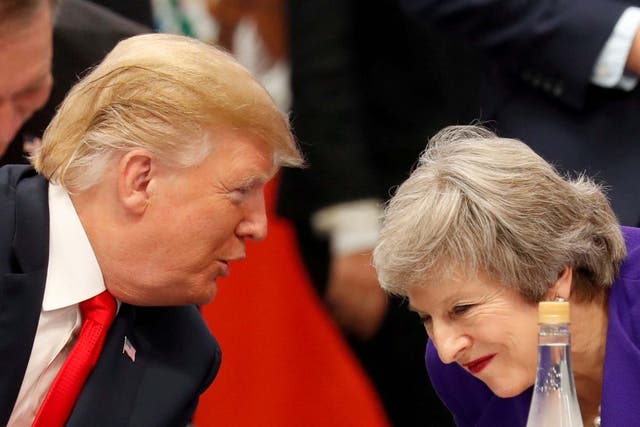 Trump belittled May before his visit last July