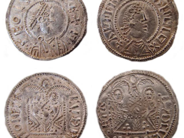 Police in Durham seized a haul of Viking coins worth £500,000 which a leading historian says could “change British history”. Images shows coins similar to those seized by Durham Constabulary.