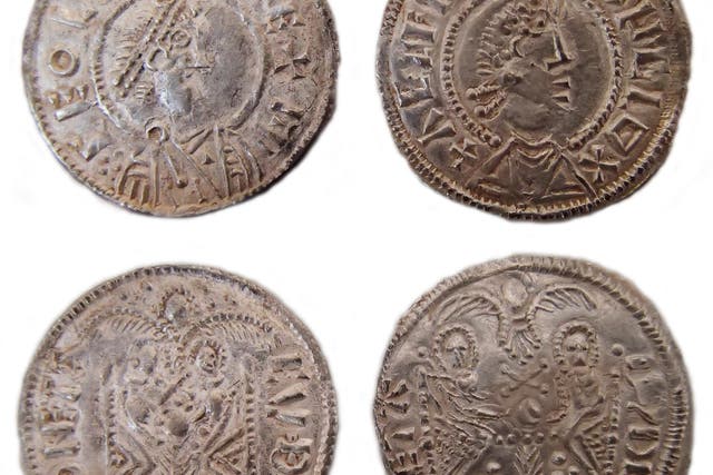 Police in Durham seized a haul of Viking coins worth £500,000 which a leading historian says could “change British history”. Images shows coins similar to those seized by Durham Constabulary.