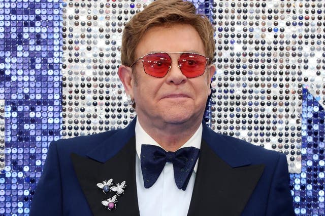 Sir Elton John attends the 'Rocketman' UK premiere at Odeon Luxe Leicester Square on 20 May, 2019 in London, England.