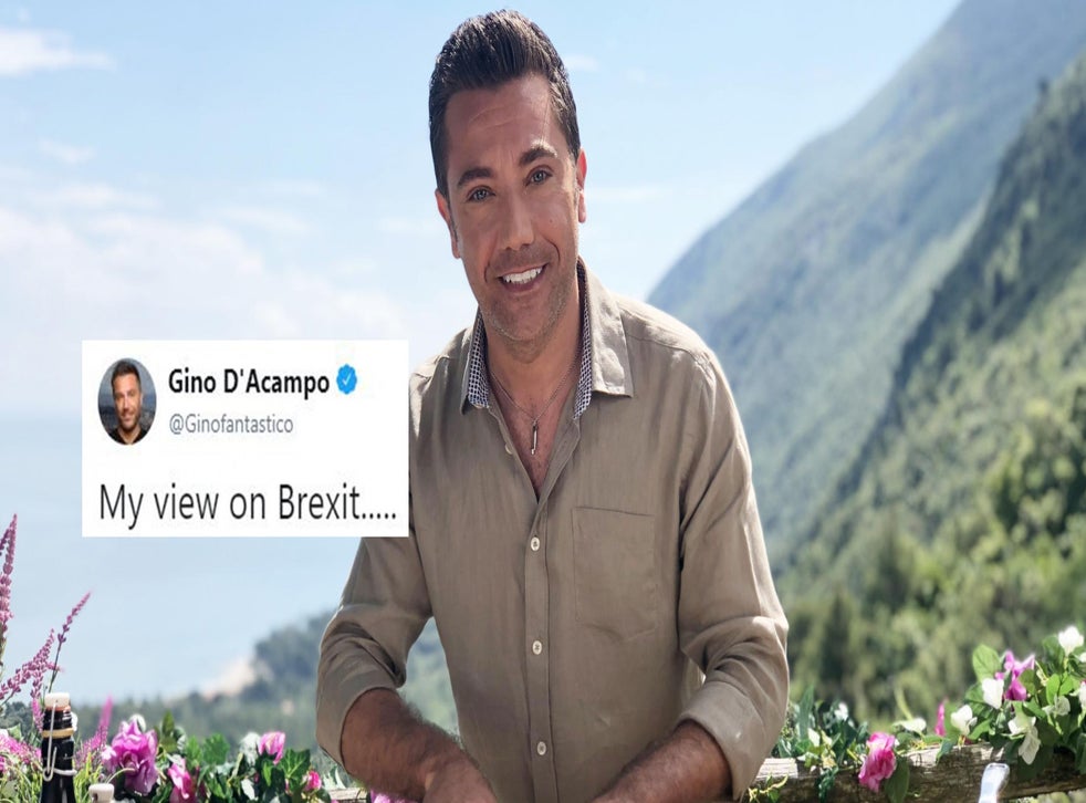 Gino D'Acampo gave his thoughts on Brexit and he didn't hold back