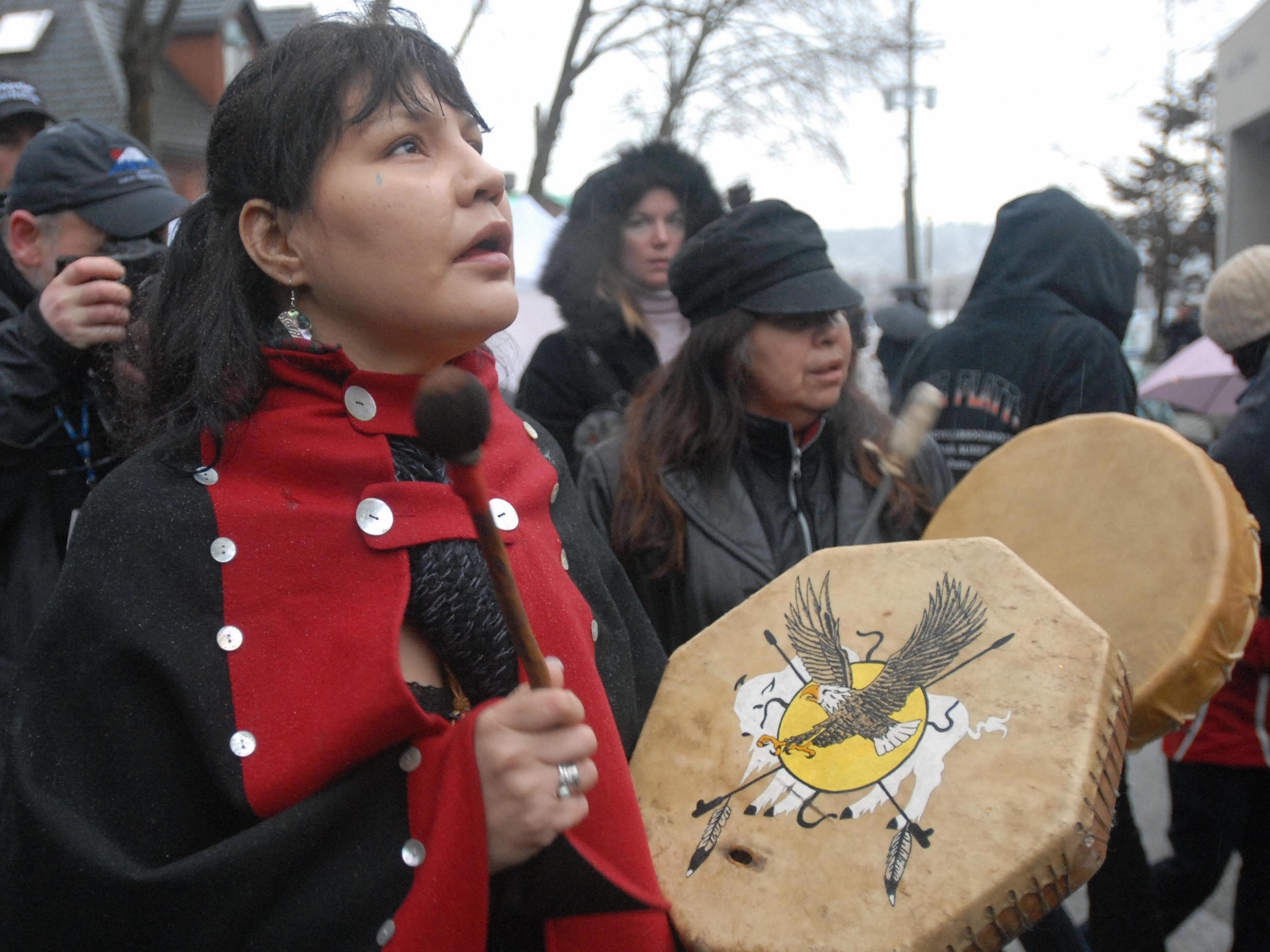 Women demonstrate at the trial in 2007 of Canadian Robert Pickton, who told police he killed 49 women and was jailed for life