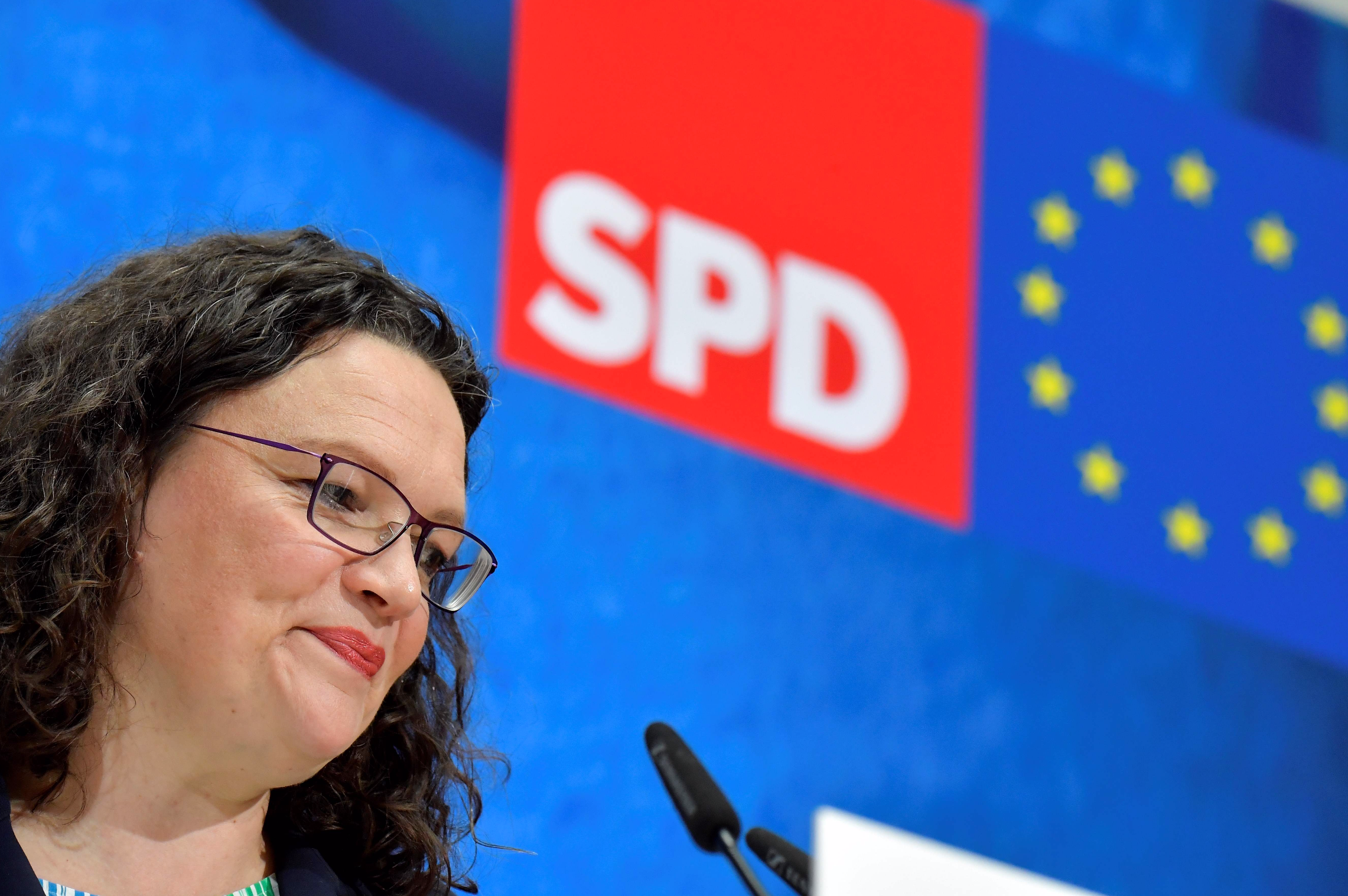 Andrea Nahles failed to reverse the slide in the party's fortunes
