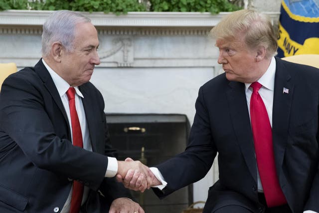 Mike Pompeo describes Trump's Middle East peace deal as 'un-executable', months after president controversially recorgnises Golan Heights as Israeli territory