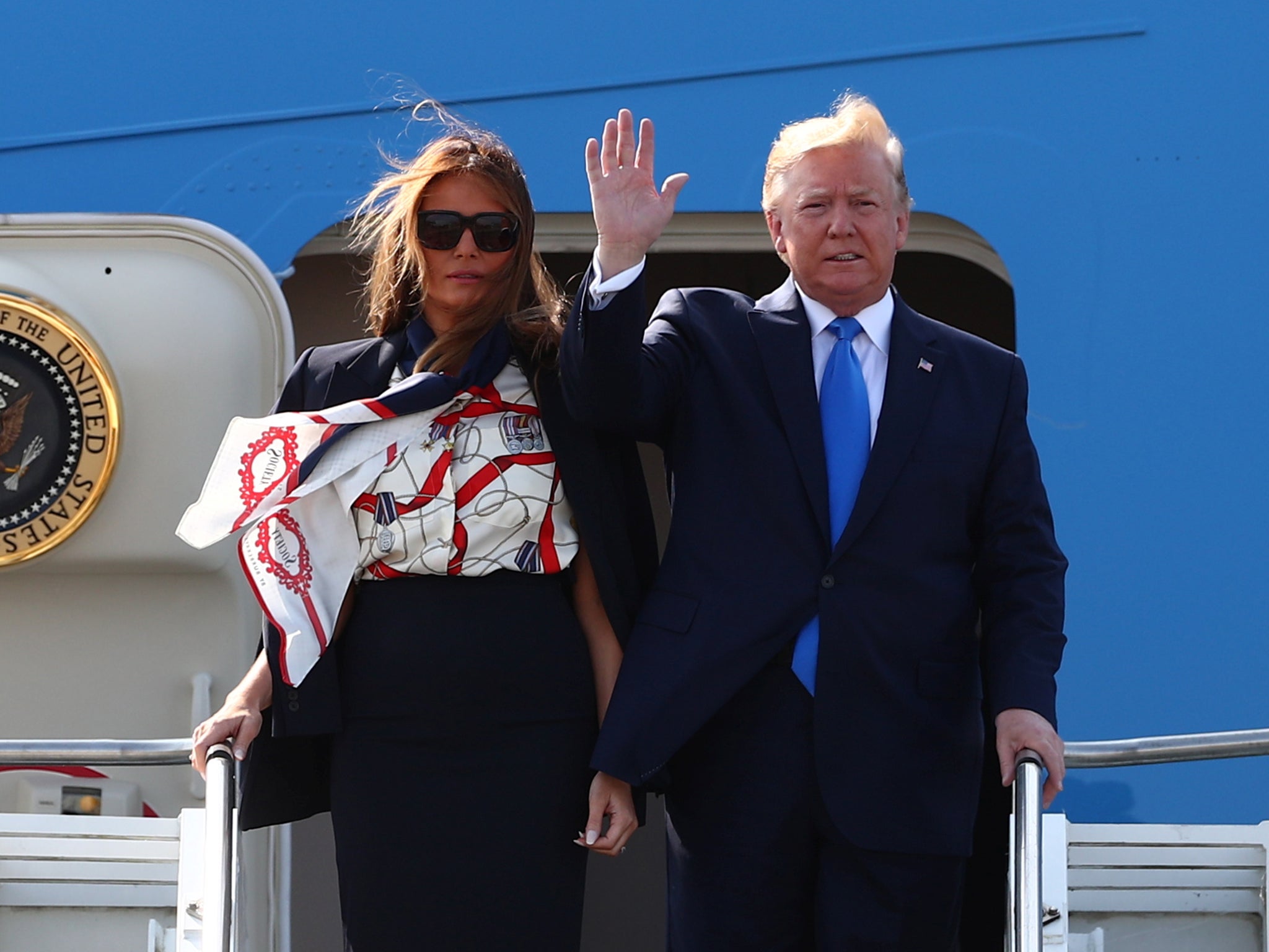 Just before touching down at Stansted Airport for his state visit, Trump took time out to @ the London mayor Sadiq Khan on twitter. He said that Khan has done a terrible jobas mayor and that he is a stone cold loser