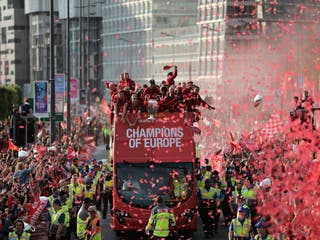 Liverpool’s parade will take place on Monday 26 May