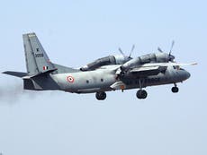 Indian air force plane goes missing near China border