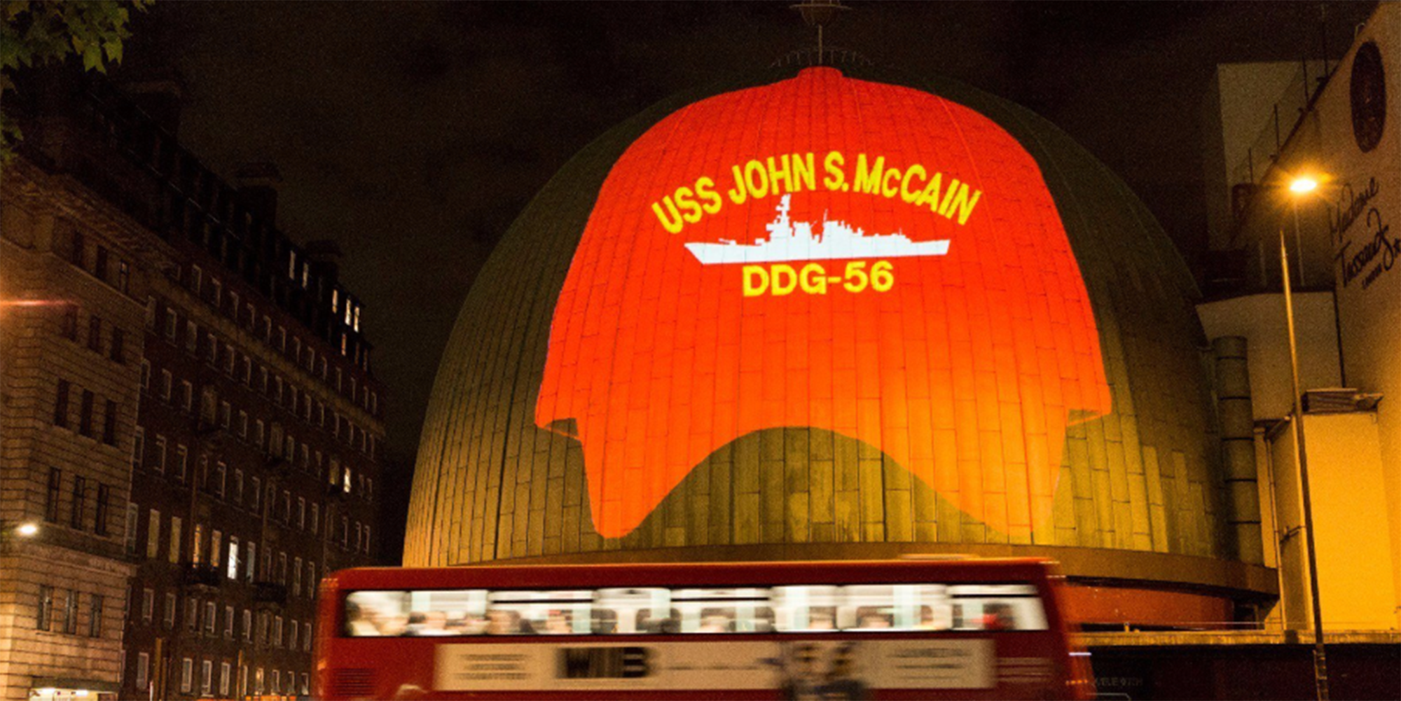 uss john mccain ball cap