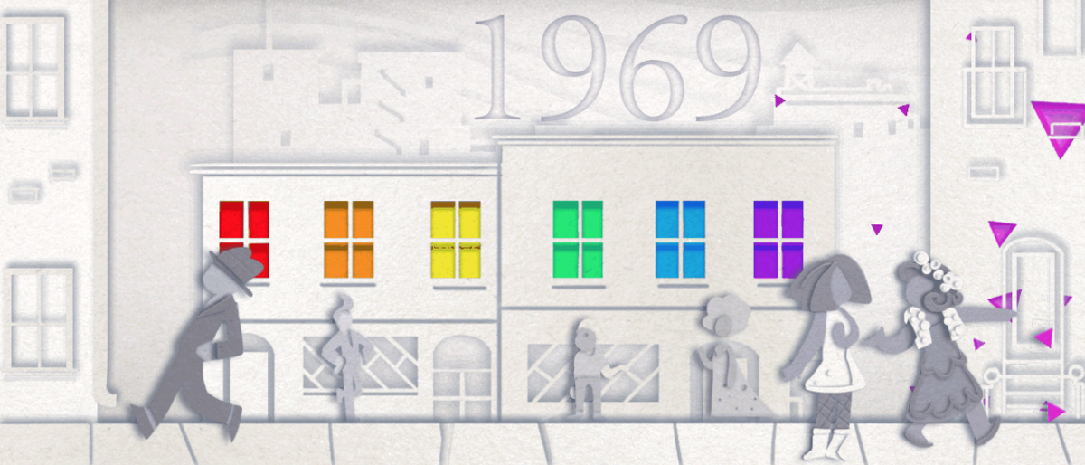 Google mostra bandeira gay no doodle