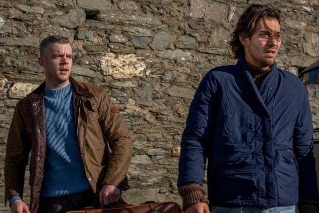 Daniel Lyons (Russell Tovey) and his lover Viktor Goraya (Maxim Baldry) attempt to cross the English Channel to escape Viktor’s persecution