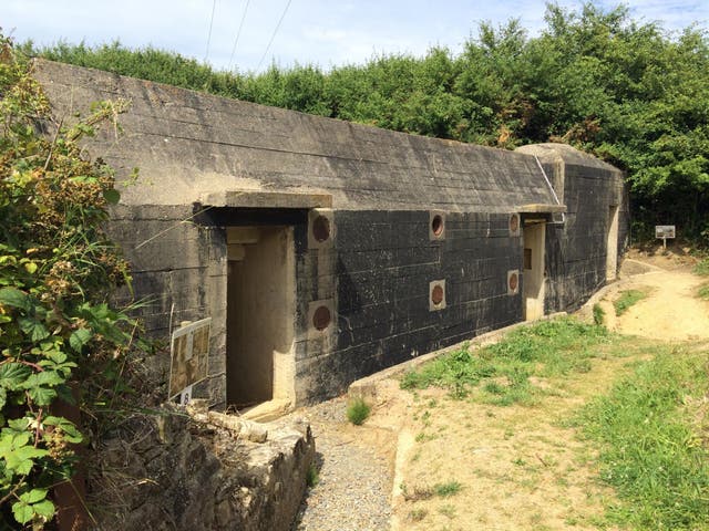 One of the bunkers uncovered at Maisy Battery, a massive German artillery base that was buried after the D-Day invasion