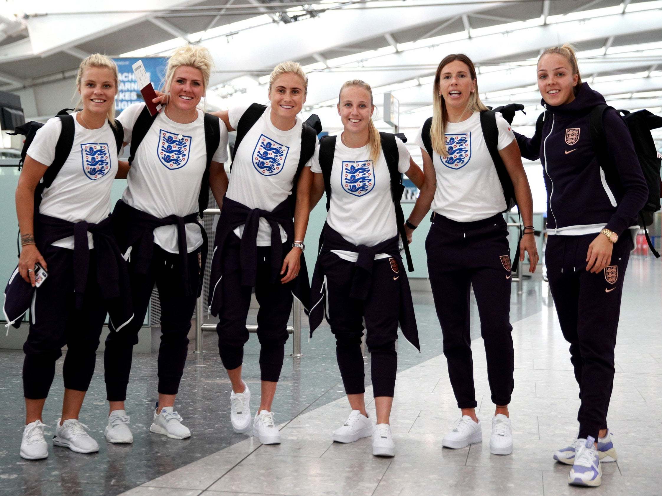 England have departed for the World Cup in France