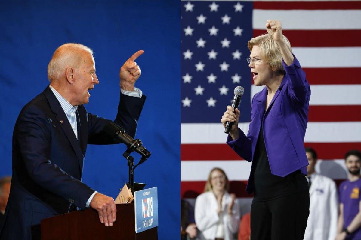 2020 election: Joe Biden and Elizabeth Warren unveil dueling climate ...
