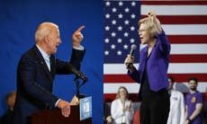 Joe Biden and Elizabeth Warren unveil dueling climate proposals