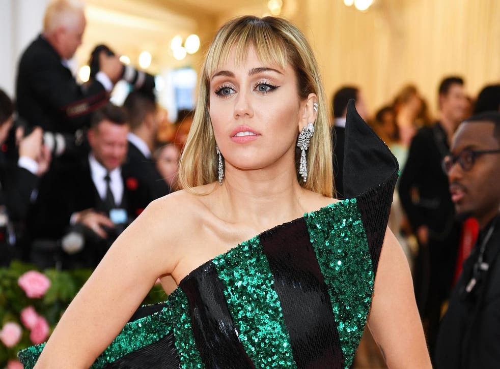 Miley Cyrus attends The 2019 Met Gala Celebrating Camp: Notes on Fashion at Metropolitan Museum of Art on May 06, 2019 in New York City.