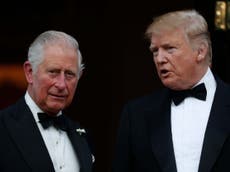 Trump dismisses climate change after holding talks with Prince Charles