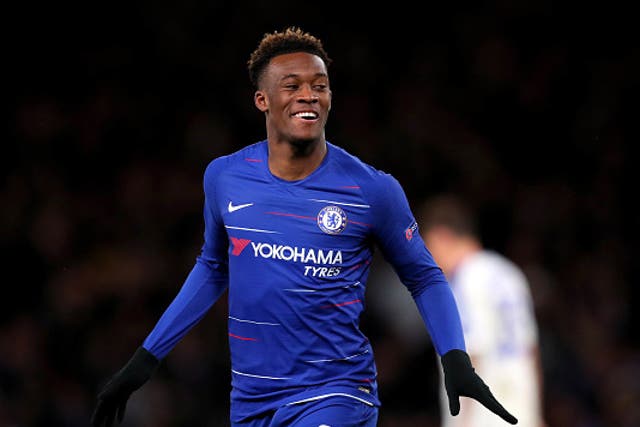 Callum Hudson-Odoi is continuing his recovery from a ruptured achilles