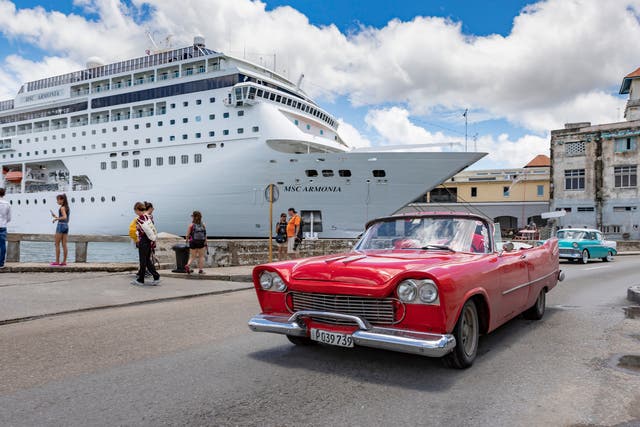 Cruising is the most popular form of travel for Americans going to Cuba