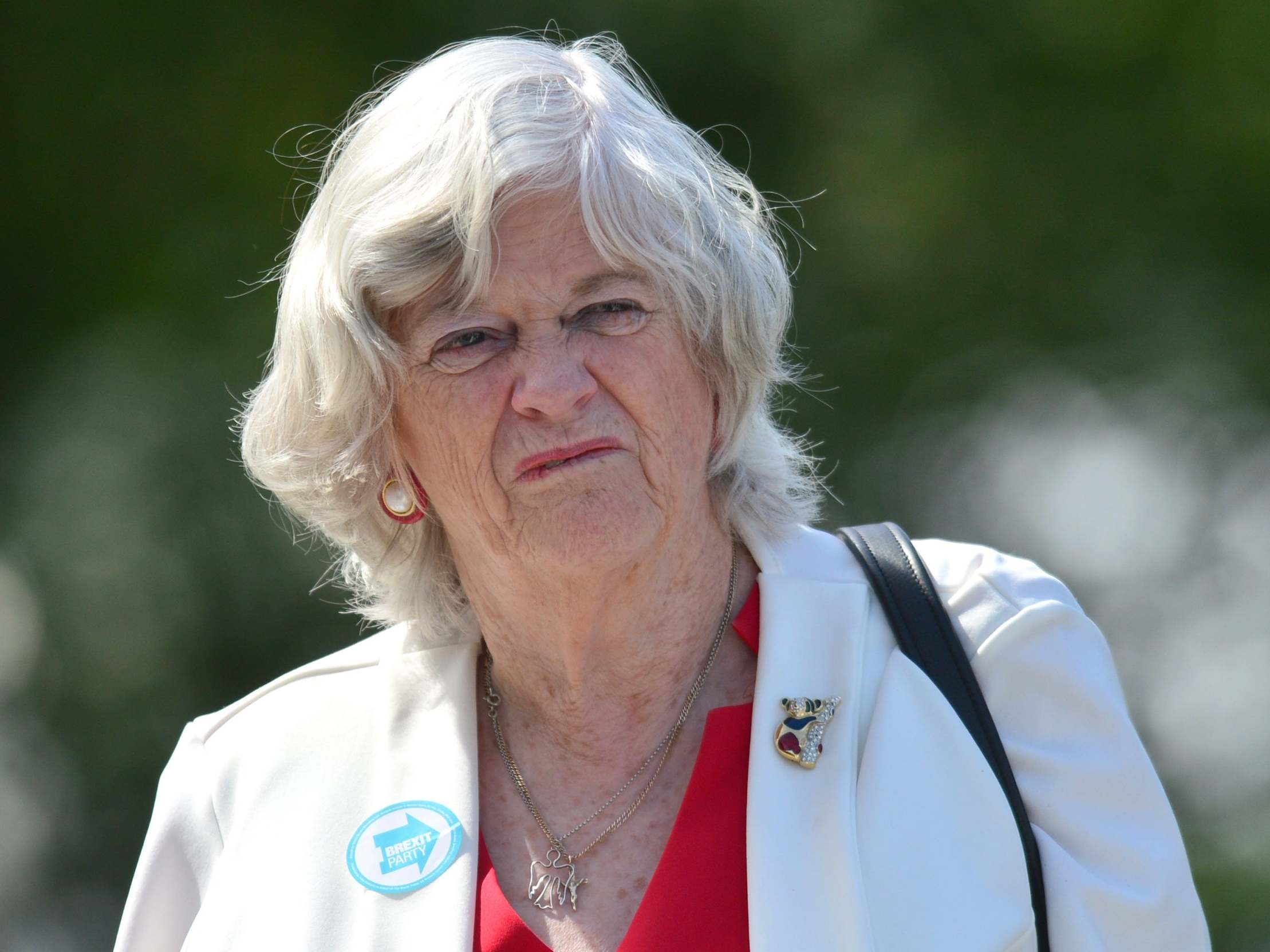 Ann Widdecombe was elected to represent South West England in the European parliament