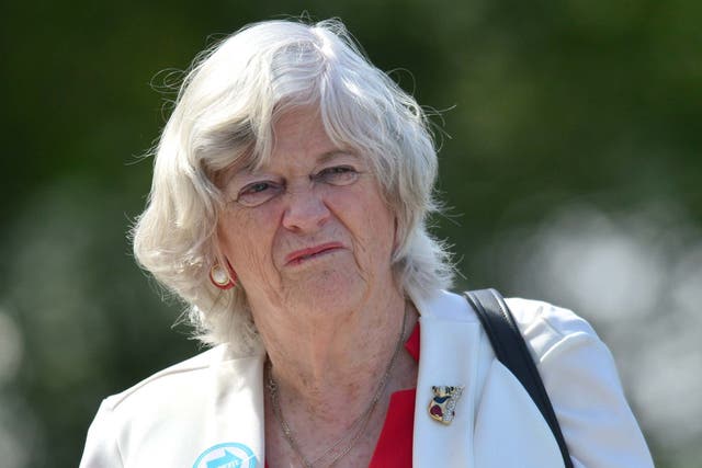 Ann Widdecombe was elected to represent South West England in the European parliament
