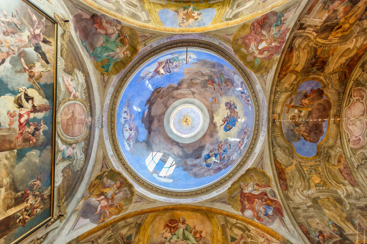 The intricate ceiling of the Old Cathedral (Getty/iStock)
