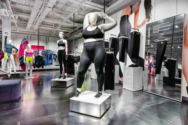 Nike store unveils plus-size mannequins (Nike)