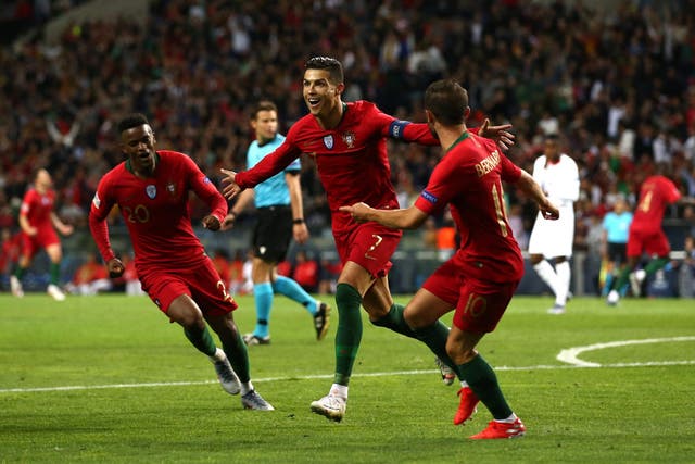 Ronaldo's hat-trick sent Portugal through