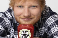 Ed Sheeran launches own Heinz tomato ‘Edchup’