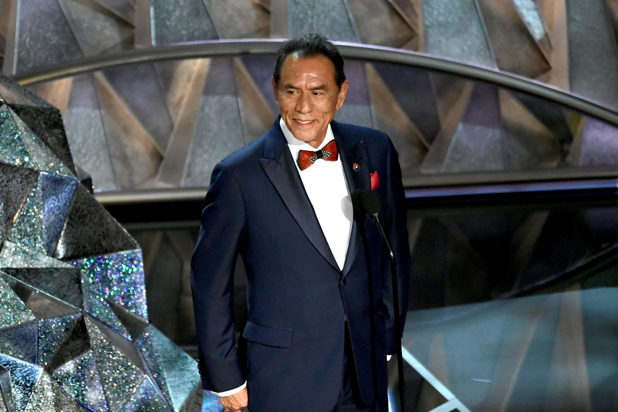 Actor Wes Studi during the 90th Annual Academy Awards