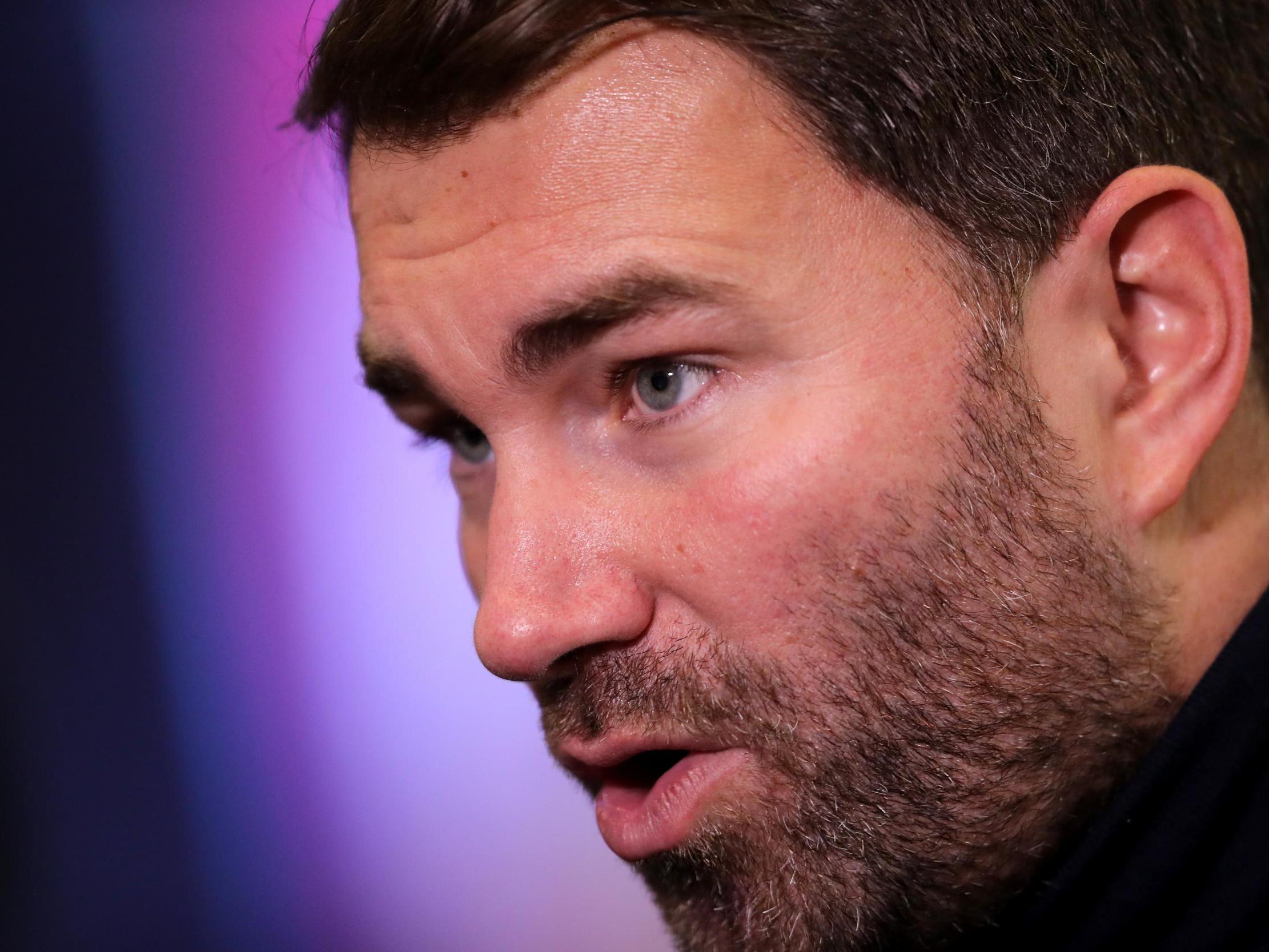 Eddie Hearn tearfully admitted that the sport must do more to protect boxers